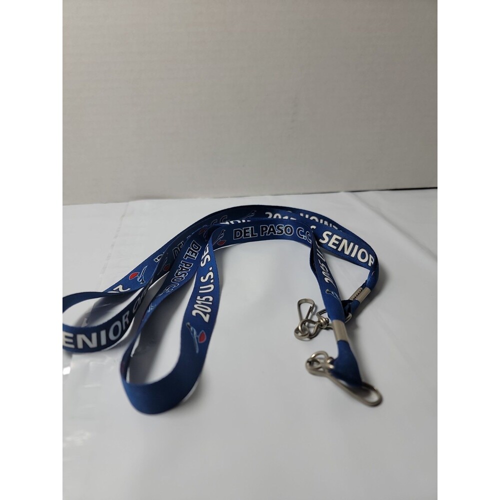 2015 U.S. Senior Open Del Paso Country Club Golf Lanyards Lot of 2